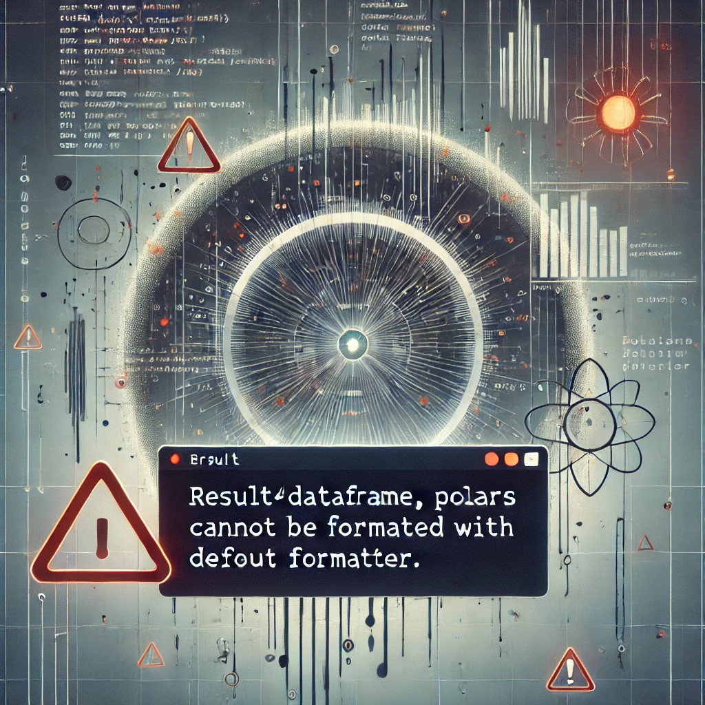 Understanding and Fixing the Rust Error: Result<DataFrame, PolarsError> cannot be formatted