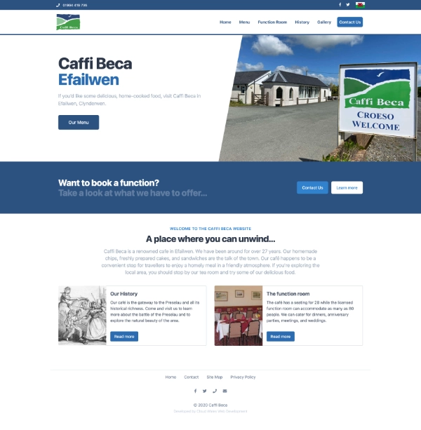 Website Design - Caffi Beca